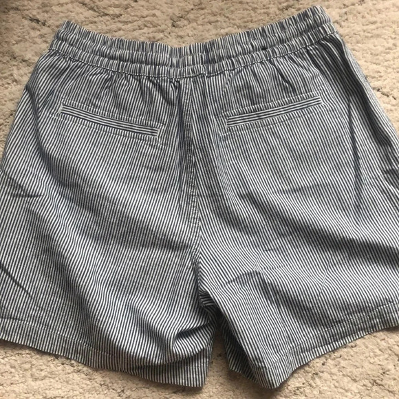 Originals Nicole Miller Boxer shorts,  blue and white striped with drawstring - Picture 8 of 9